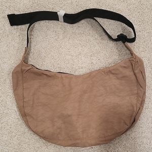 Baggu Medium Nylon Crescent Bag Taupe